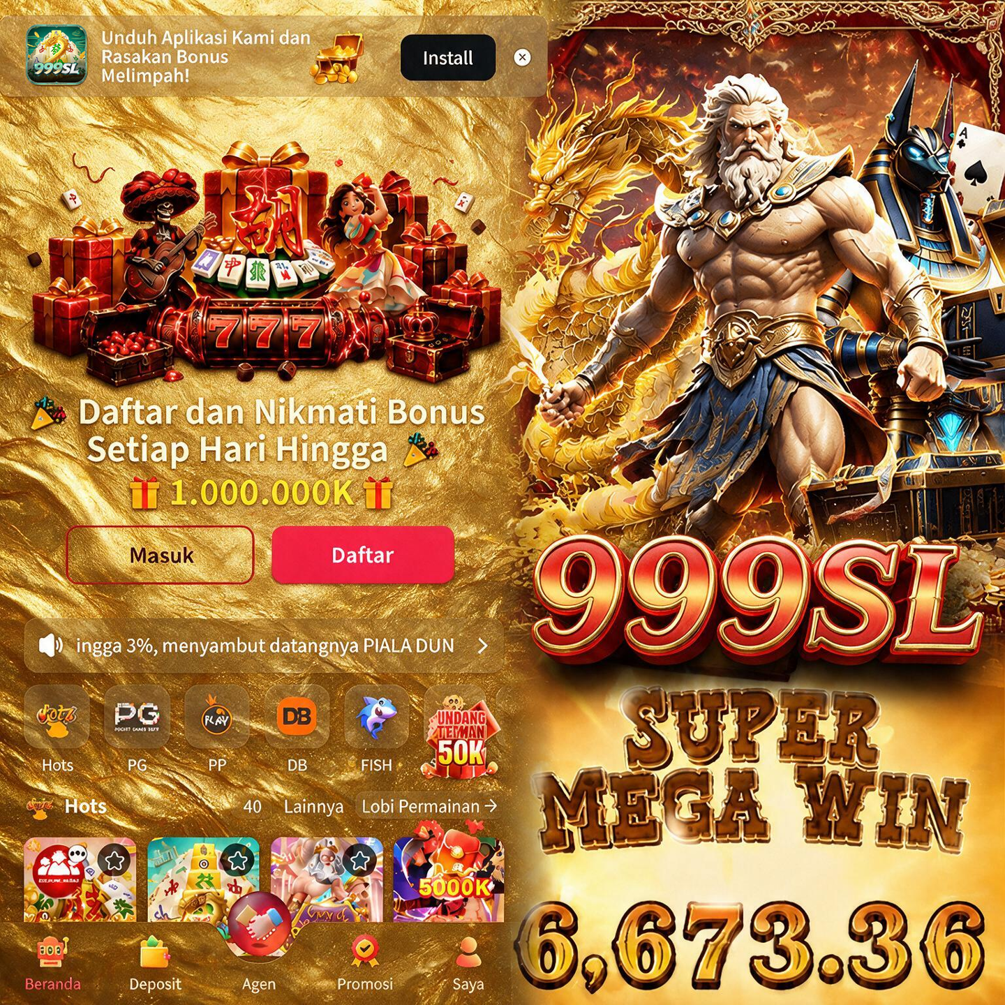 999SL - Link Alternatif Game Kasino dan Slot Online