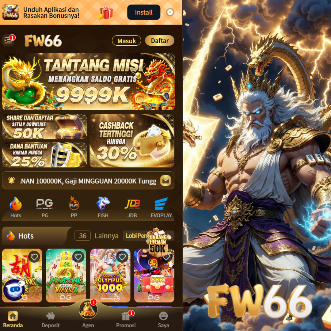 FW66 - Login Situs Resmi dan Nikmati Ragam Game PG Soft