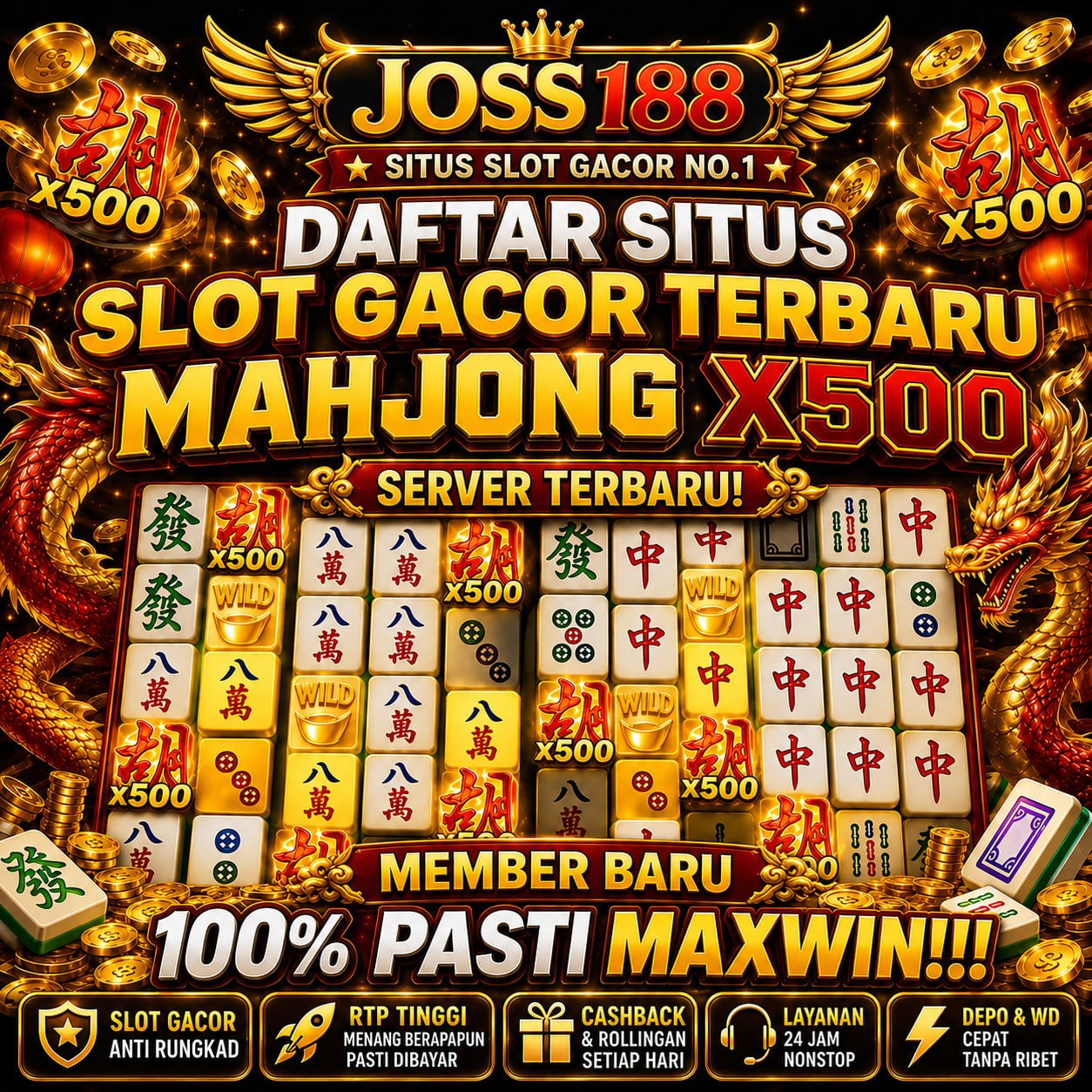 JOSS188 - Situs Resmi Slot Online dan Pilihan Game PG Soft
