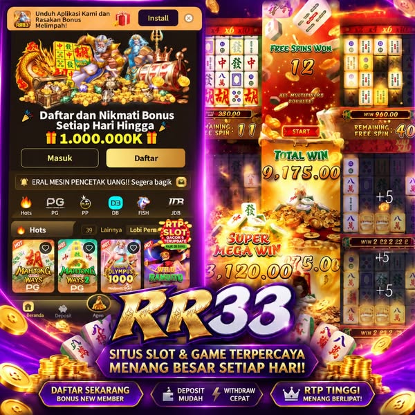 RR33 - Daftar Game Online dengan Pilihan Slot yang Beragam